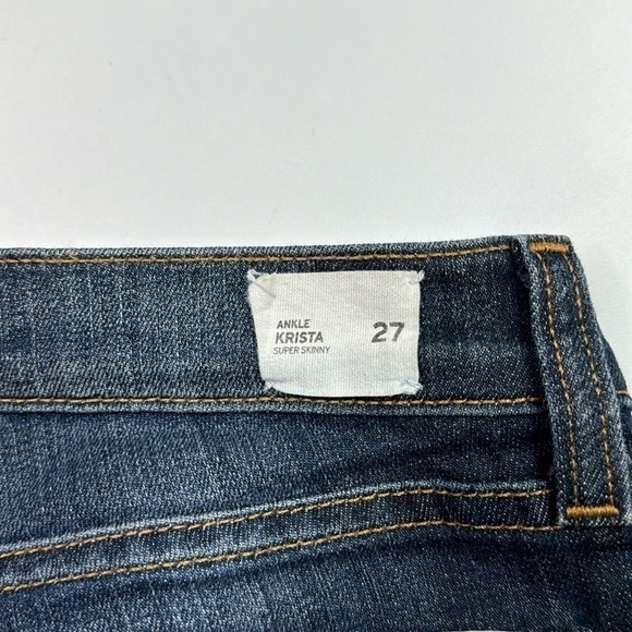 Hudson Ankle Krista Super Skinny Raw Hem Jeans Size 27 - Picture 6 of 12